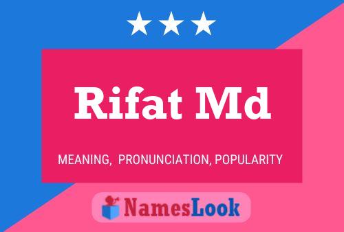 Rifat Md Name Poster