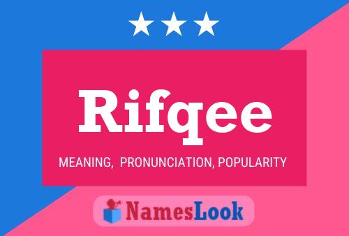 Rifqee Name Poster