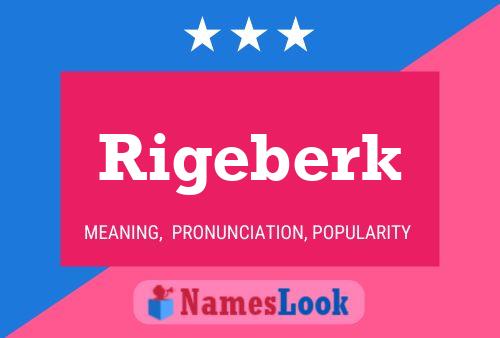 Rigeberk Name Poster