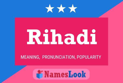 Rihadi Name Poster