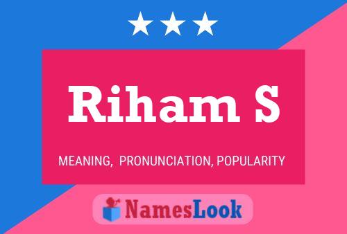 Riham S Name Poster