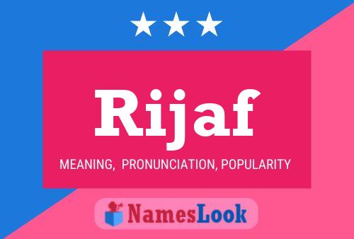 Rijaf Name Poster