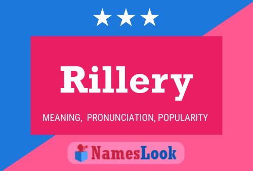 Rillery Name Poster