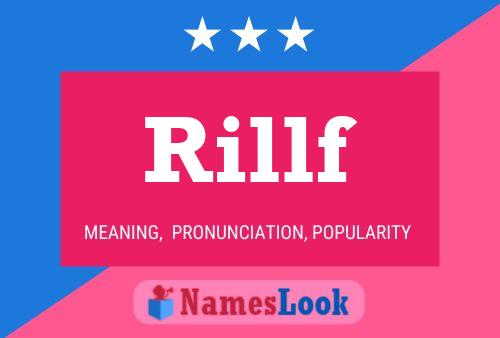 Rillf Name Poster