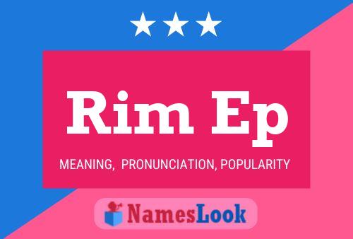 Rim Ep Name Poster