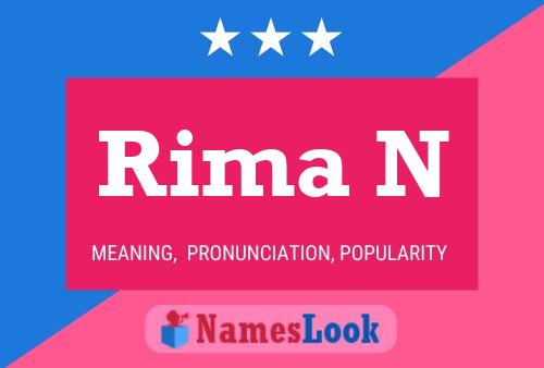 Rima N Name Poster