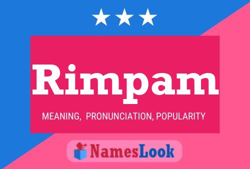 Rimpam Name Poster