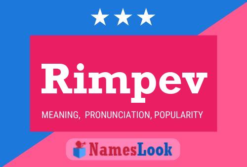 Rimpev Name Poster