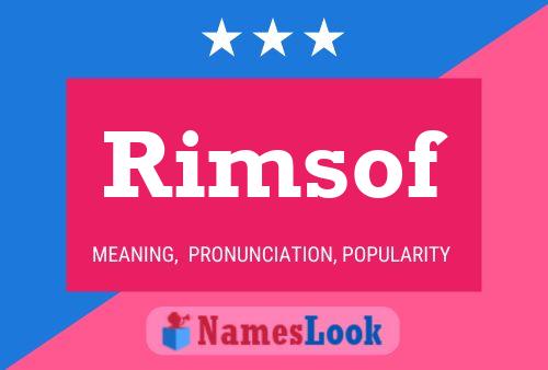 Rimsof Name Poster