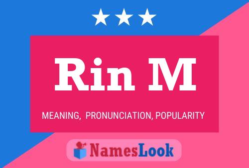 Rin M Name Poster