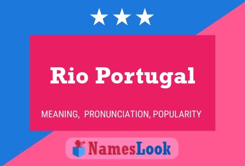 Rio Portugal Name Poster