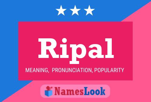 Ripal Name Poster