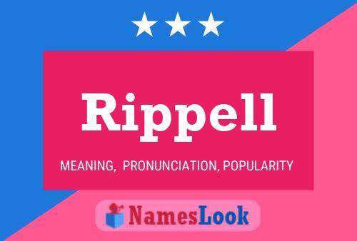 Rippell Name Poster