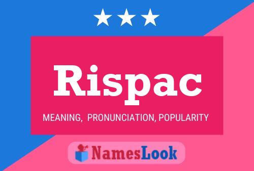 Rispac Name Poster