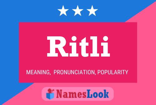 Ritli Name Poster