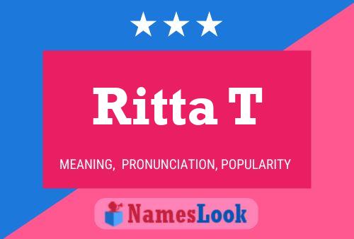 Ritta T Name Poster