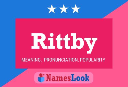 Rittby Name Poster