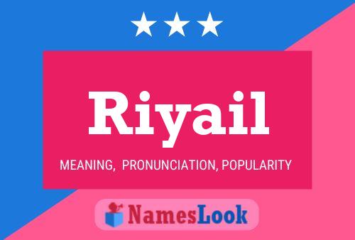 Riyail Name Poster