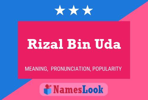 Rizal Bin Uda Name Poster