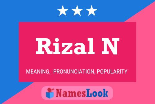 Rizal N Name Poster