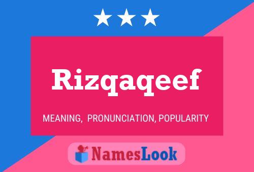 Rizqaqeef Name Poster