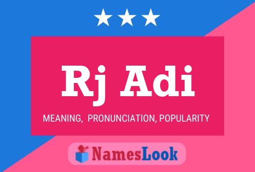 Rj Adi Name Poster