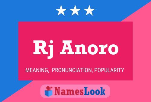 Rj Anoro Name Poster