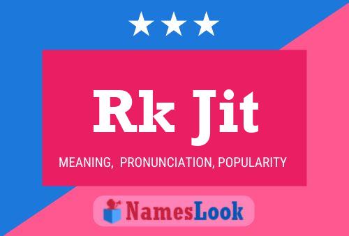 Rk Jit Name Poster