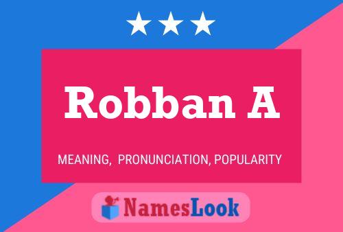 Robban A Name Poster