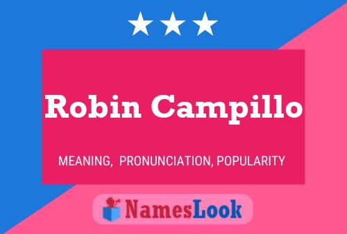 Robin Campillo Name Poster