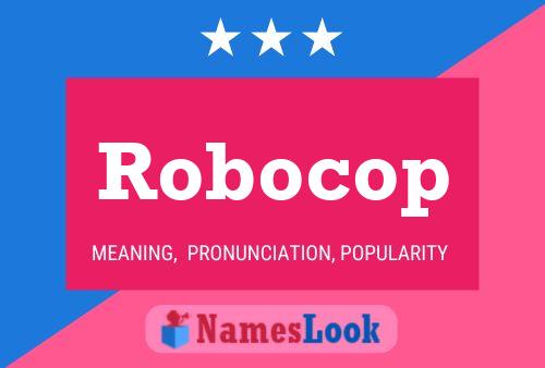 Robocop Name Poster