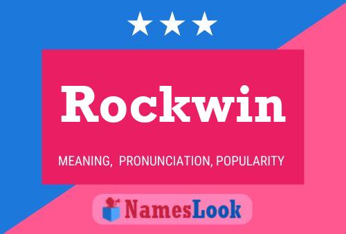 Rockwin Name Poster