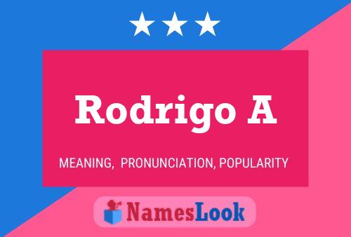 Rodrigo A Name Poster