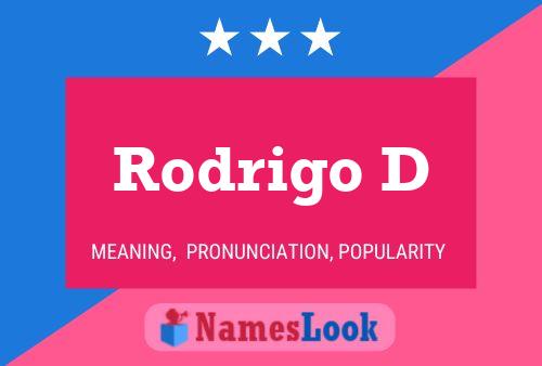 Rodrigo D Name Poster