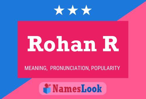 Rohan R Name Poster