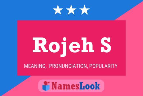 Rojeh S Name Poster