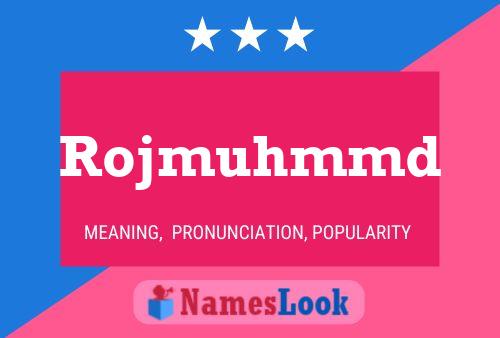 Rojmuhmmd Name Poster