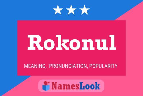 Rokonul Name Poster