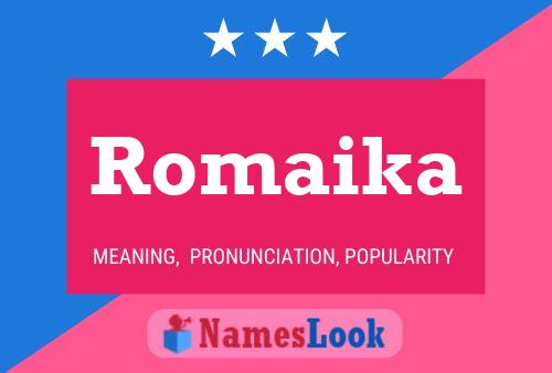 Romaika Name Poster