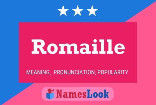 Romaille Name Poster