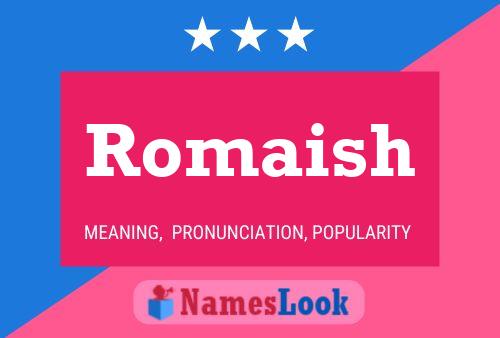 Romaish Name Poster