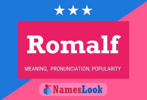 Romalf Name Poster