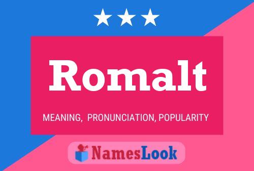 Romalt Name Poster