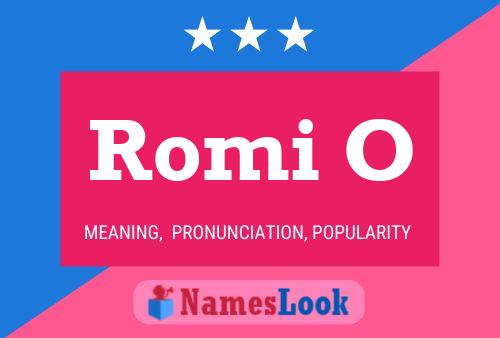 Romi O Name Poster