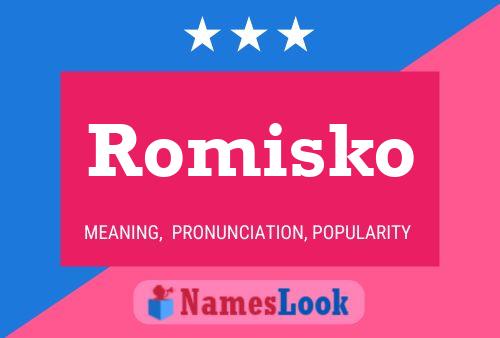 Romisko Name Poster