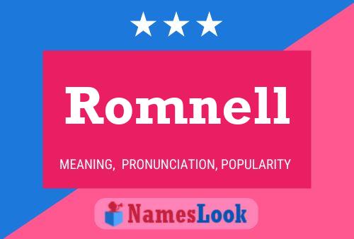 Romnell Name Poster