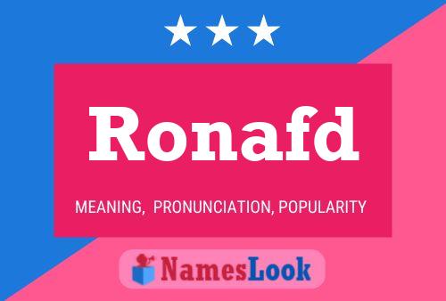 Ronafd Name Poster