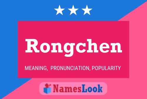 Rongchen Name Poster