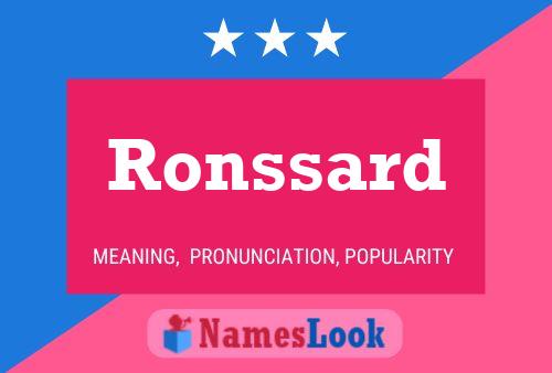 Ronssard Name Poster