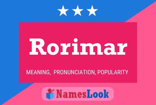 Rorimar Name Poster